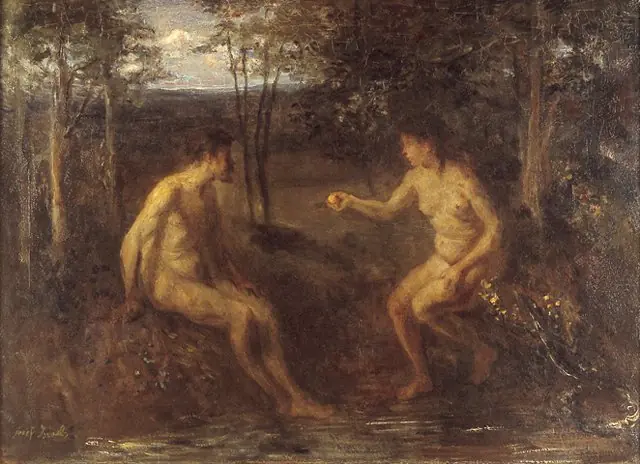 Adam and Eve., by Jozef Israëls