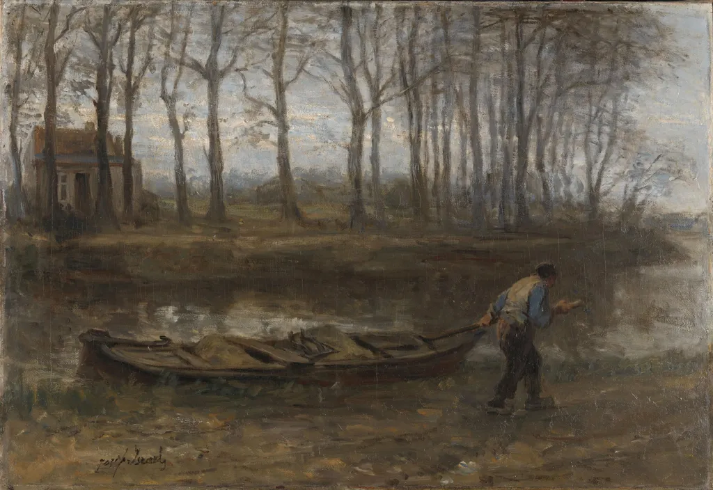 De zandschipper, by Jozef Israëls, unspecified, 1887