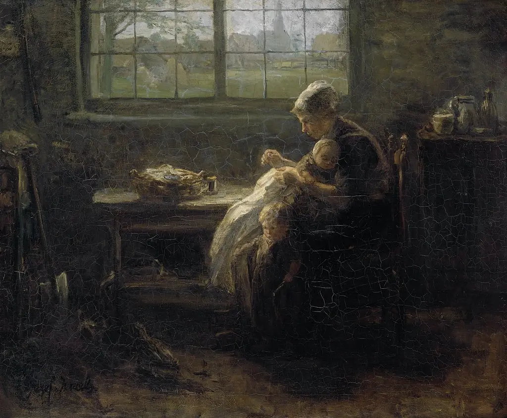 Motherly Love, by Jozef Israëls