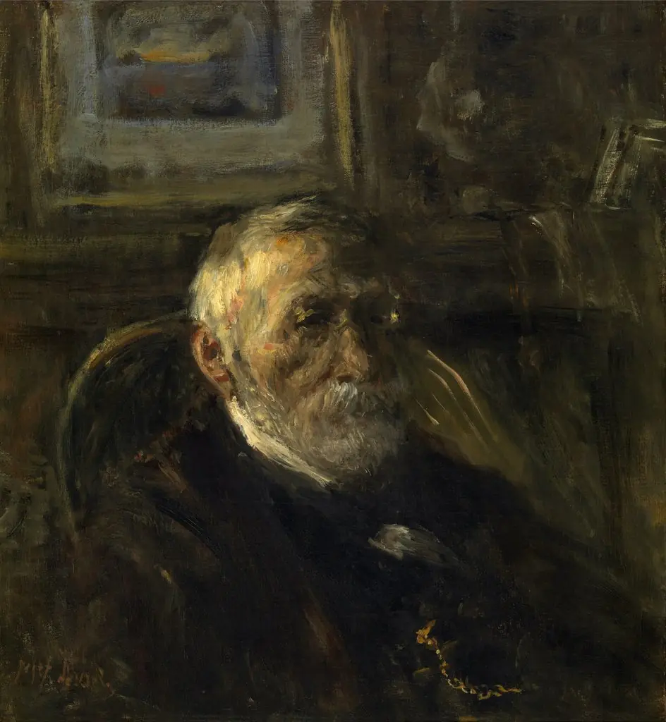 Selfportrait Jozef Israëls, by Jozef Israëls