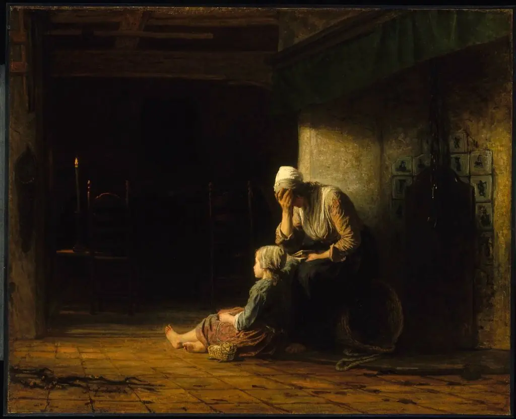The Day before Parting, by Jozef Israëls