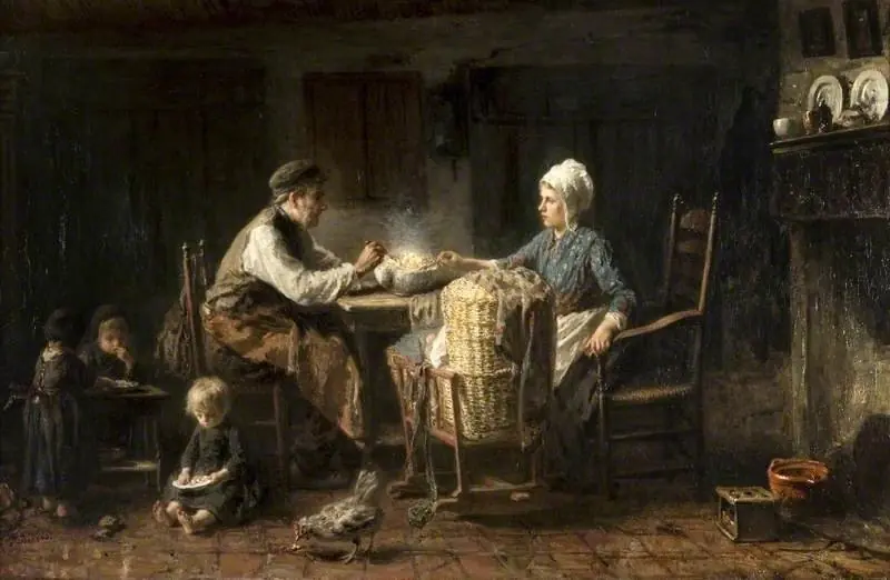 The Frugal Meal, by Jozef Israëls