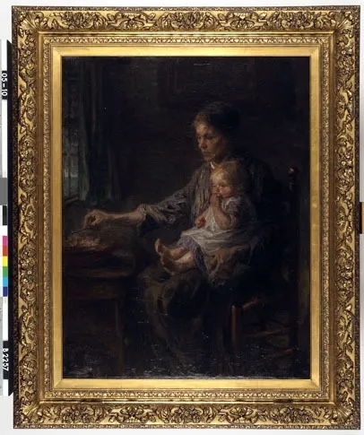 'The Mother', by Jozef Israëls, oil, 1896