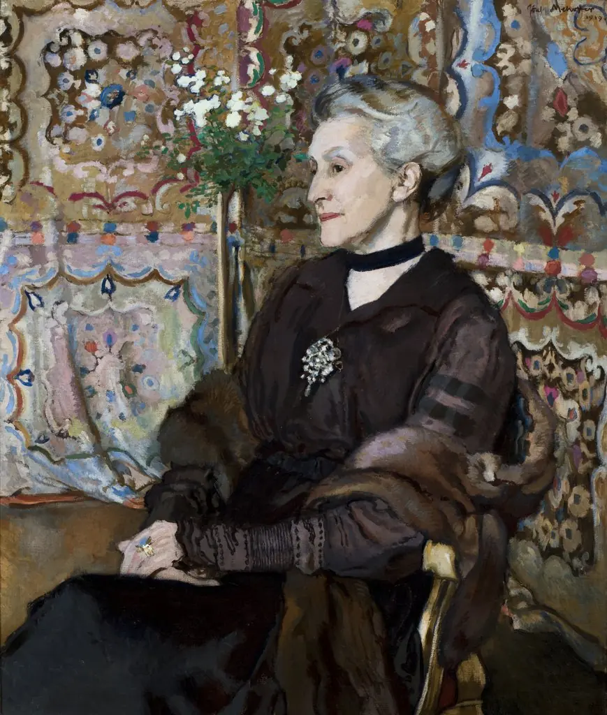Portrait of Celina Sarowa, by Józef Mehoffer