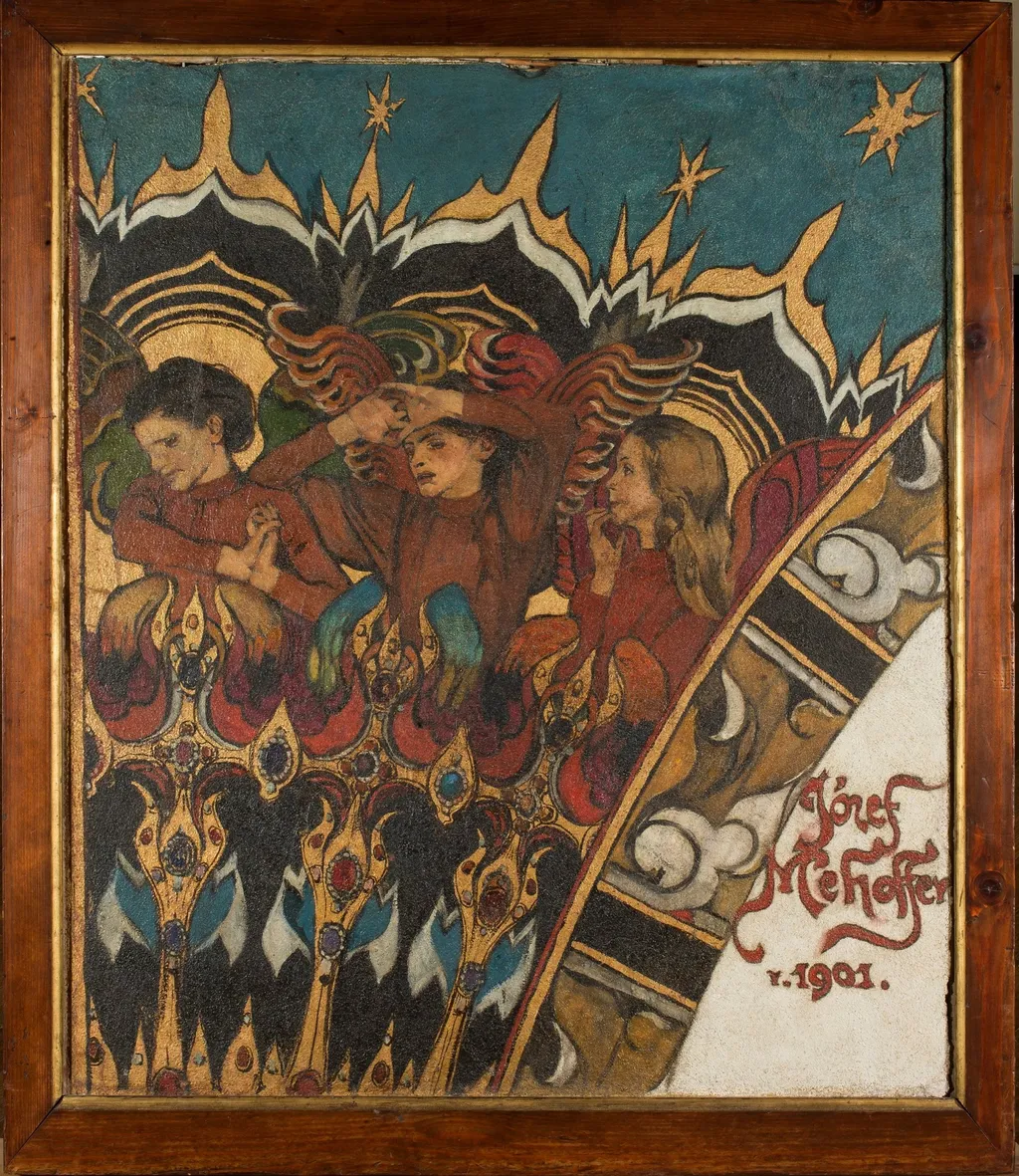 Three angels, by Józef Mehoffer, unspecified, 1901