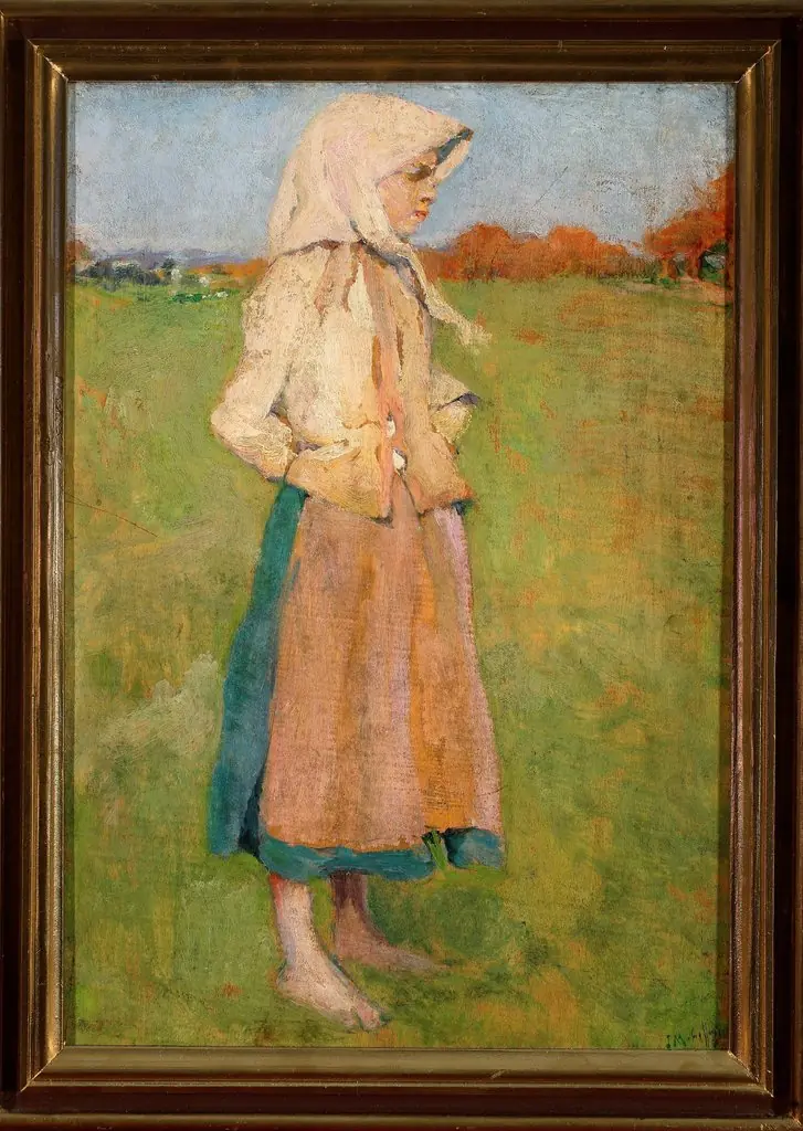 Village girl, by Józef Mehoffer