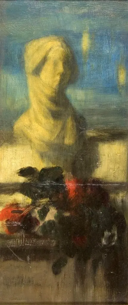 Barbarka i kwiaty, by Józef Pankiewicz