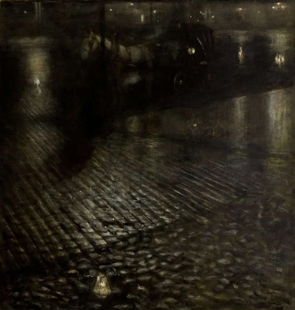 Cab in the Rain, by Józef Pankiewicz