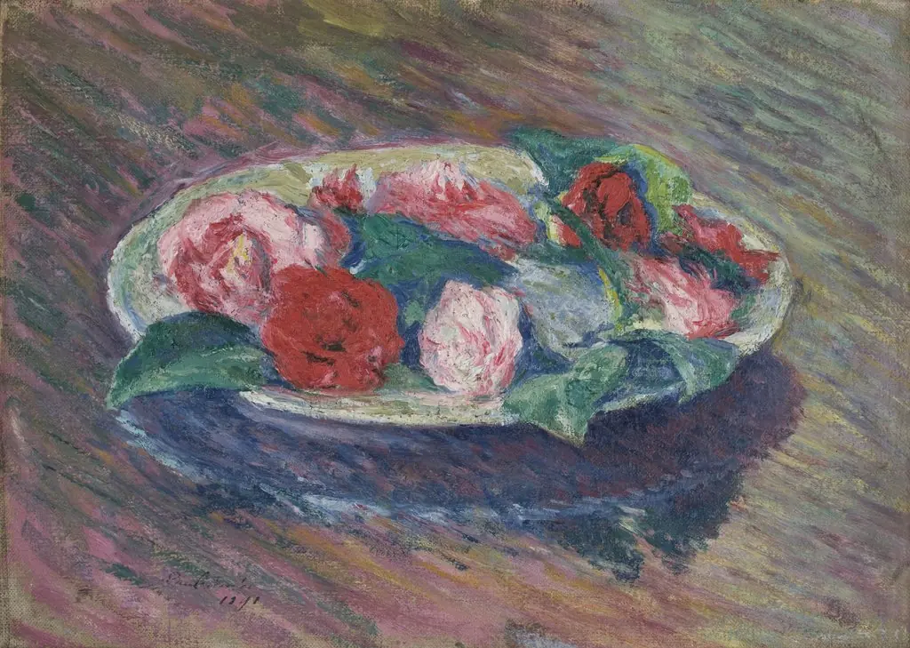 Camellias in a Bowl, by Józef Pankiewicz