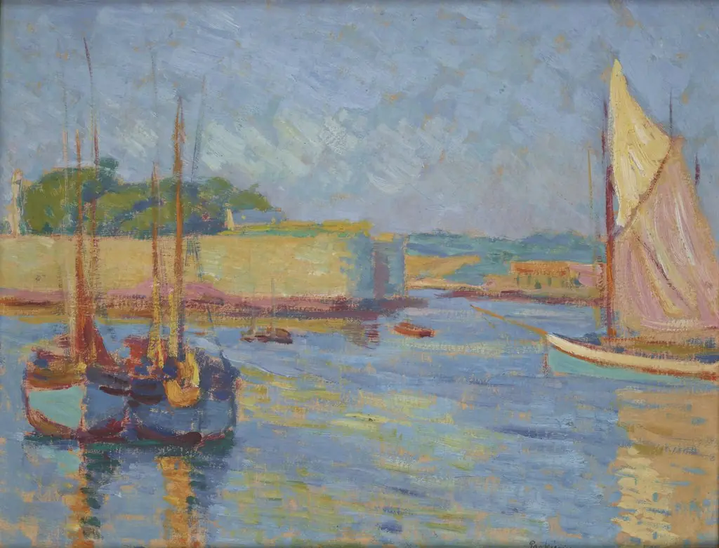 Harbour at Concarneau, by Józef Pankiewicz