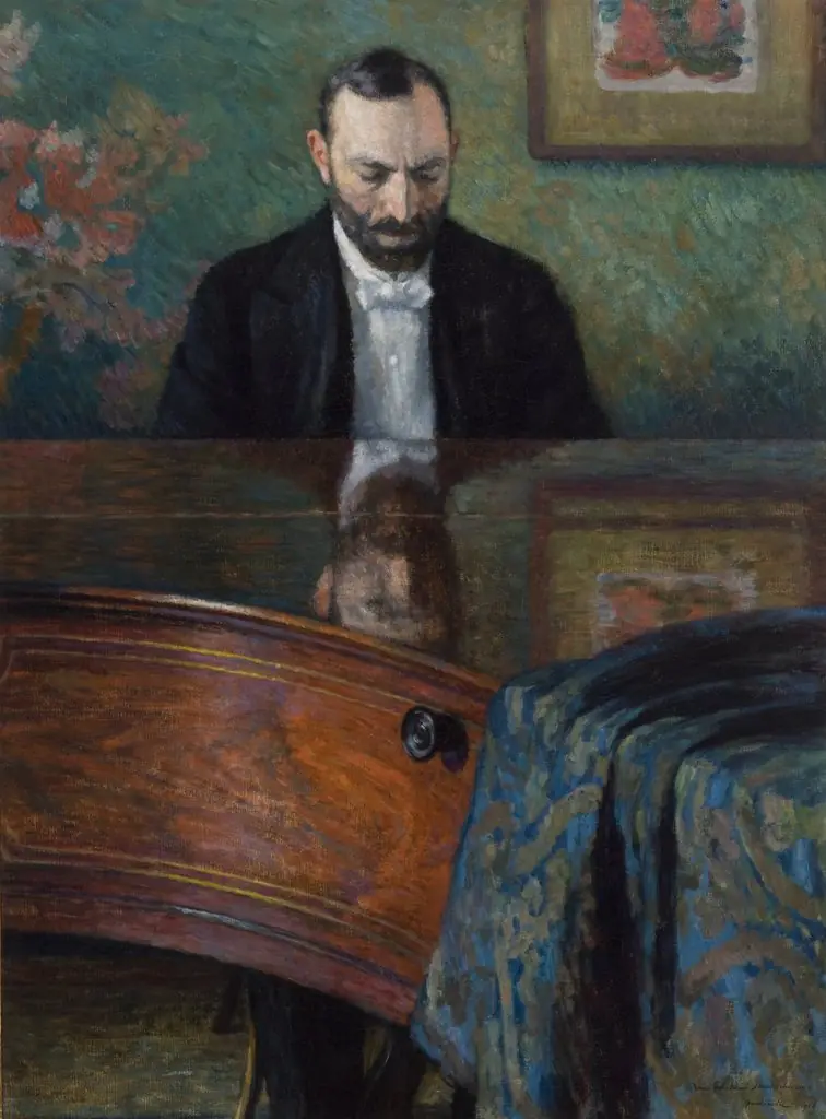 Jasieński at the Piano, by Józef Pankiewicz