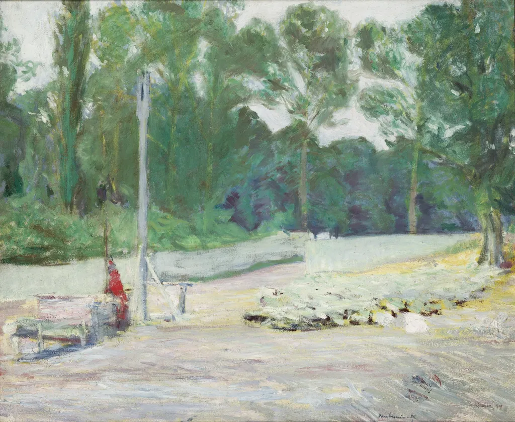 Landscape from the Environs of Kazimierz Lubelski, by Józef Pankiewicz, oil, 1896