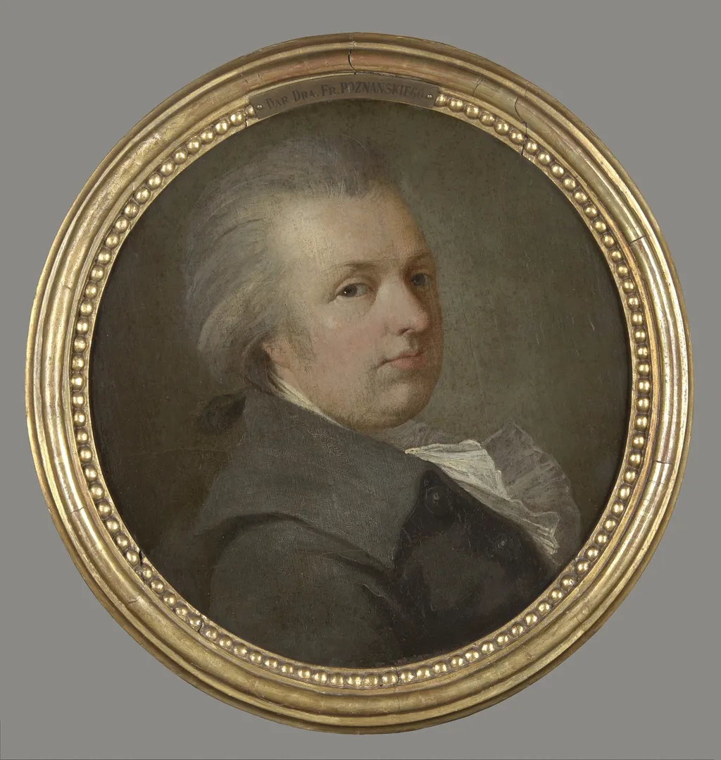 Self-Prtrait of Franciszek Smuglewicz, by Józef Peszka, oil, 1809