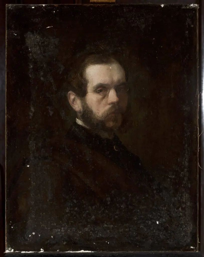 Portrait of a man, by Józef Simmler