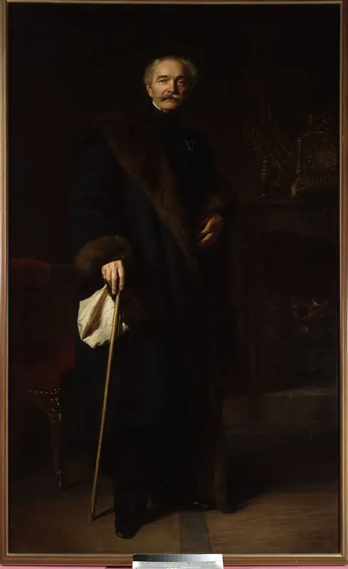 Portrait of colonel Konstanty Fiszer, by Józef Simmler