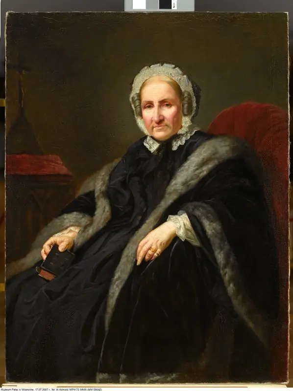 Portrait of countess Róża Sobańska, by Józef Simmler