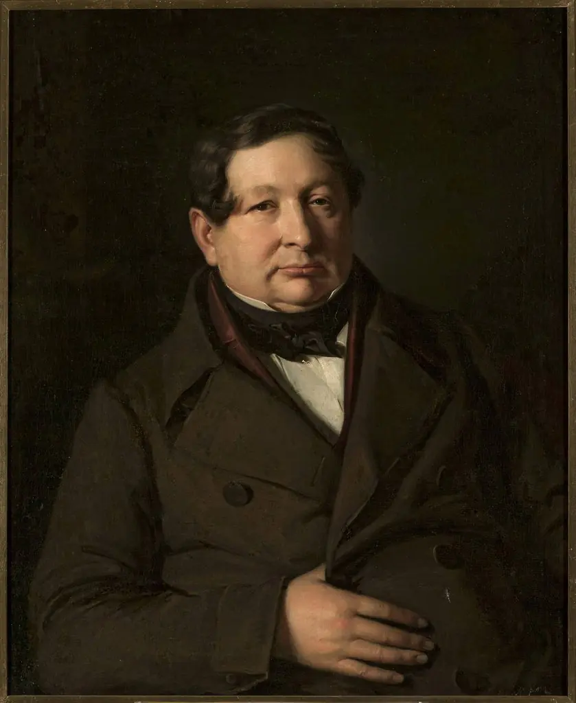 Portrait of Jakub Simmler, artist’s father, by Józef Simmler