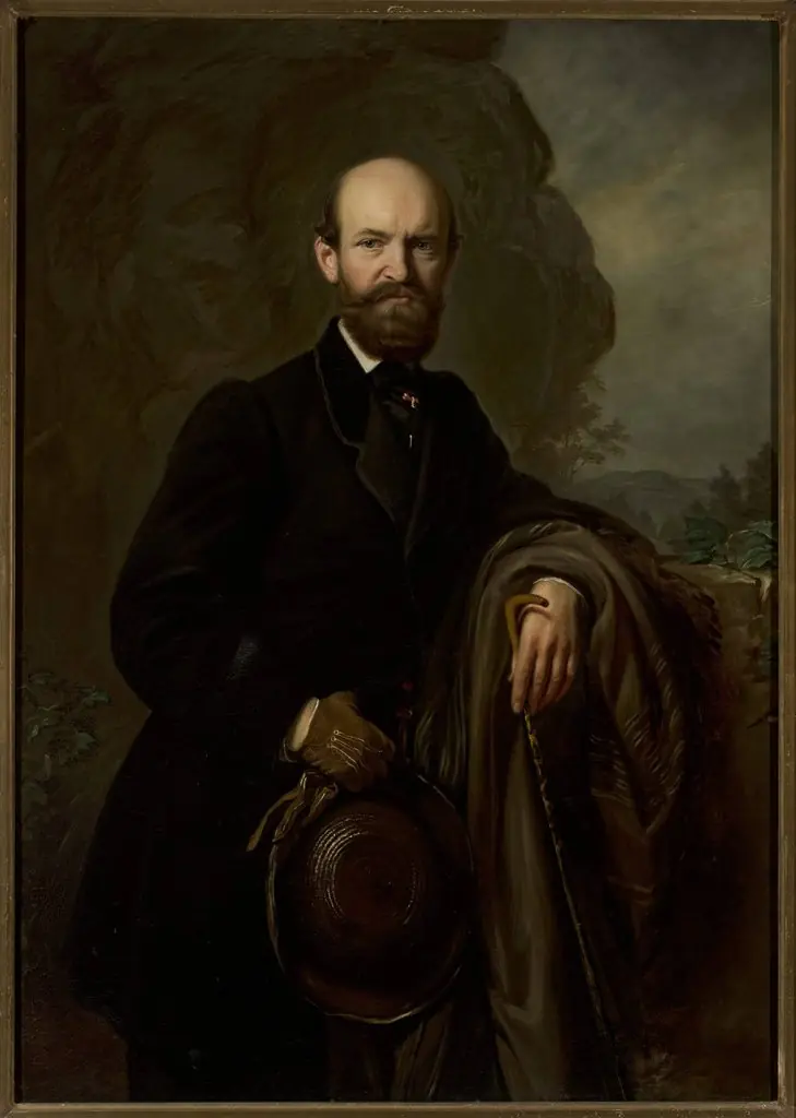 Portrait of Jan Reszke, by Józef Simmler