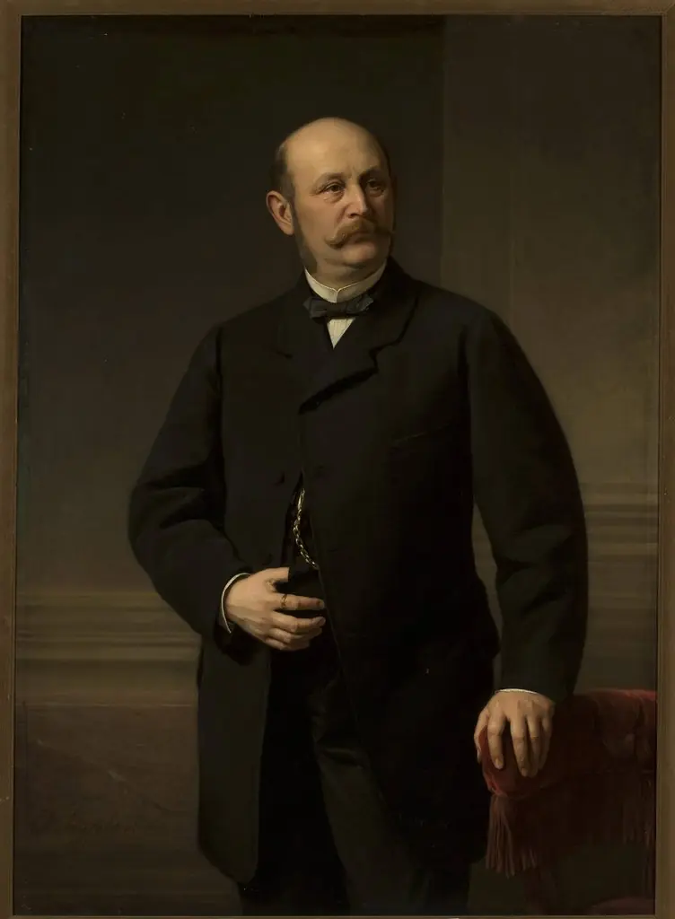 Portrait of Maurycy Brauman, by Józef Simmler
