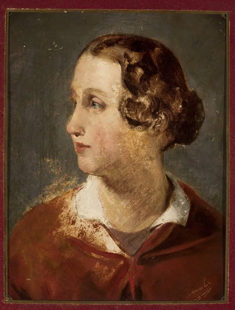 Portrait study, by Józef Simmler