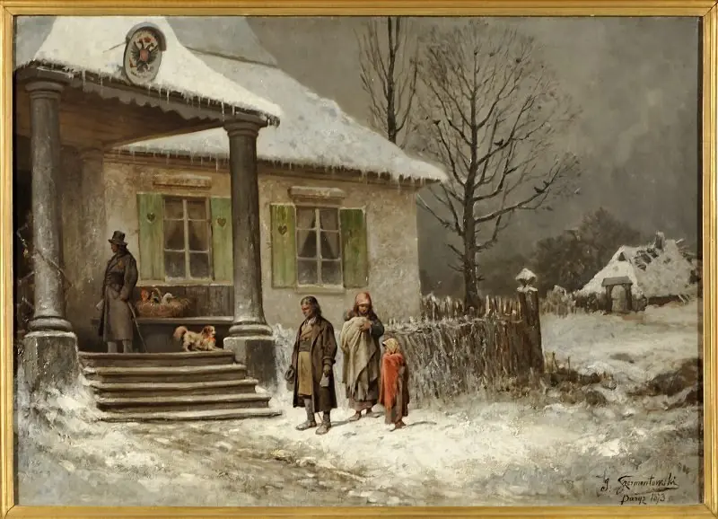 Serfdom, by Józef Szermentowski