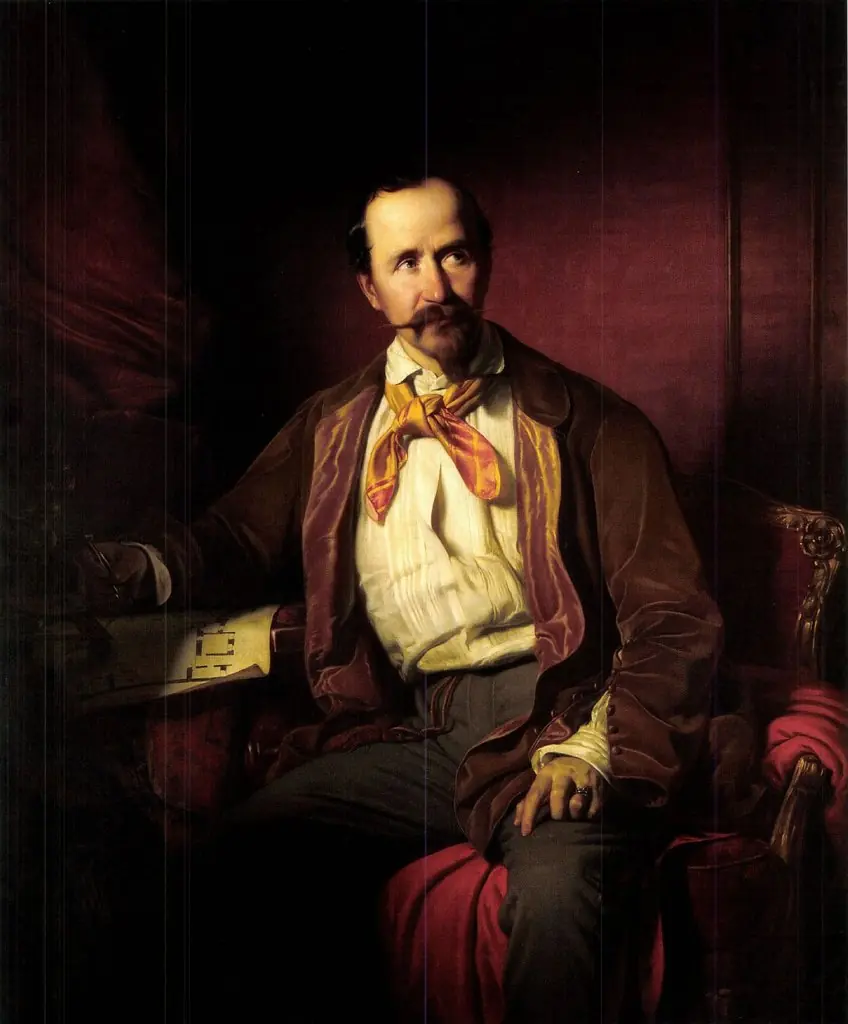 Portrait of Mátyás Zitterbarth, by József Borsos