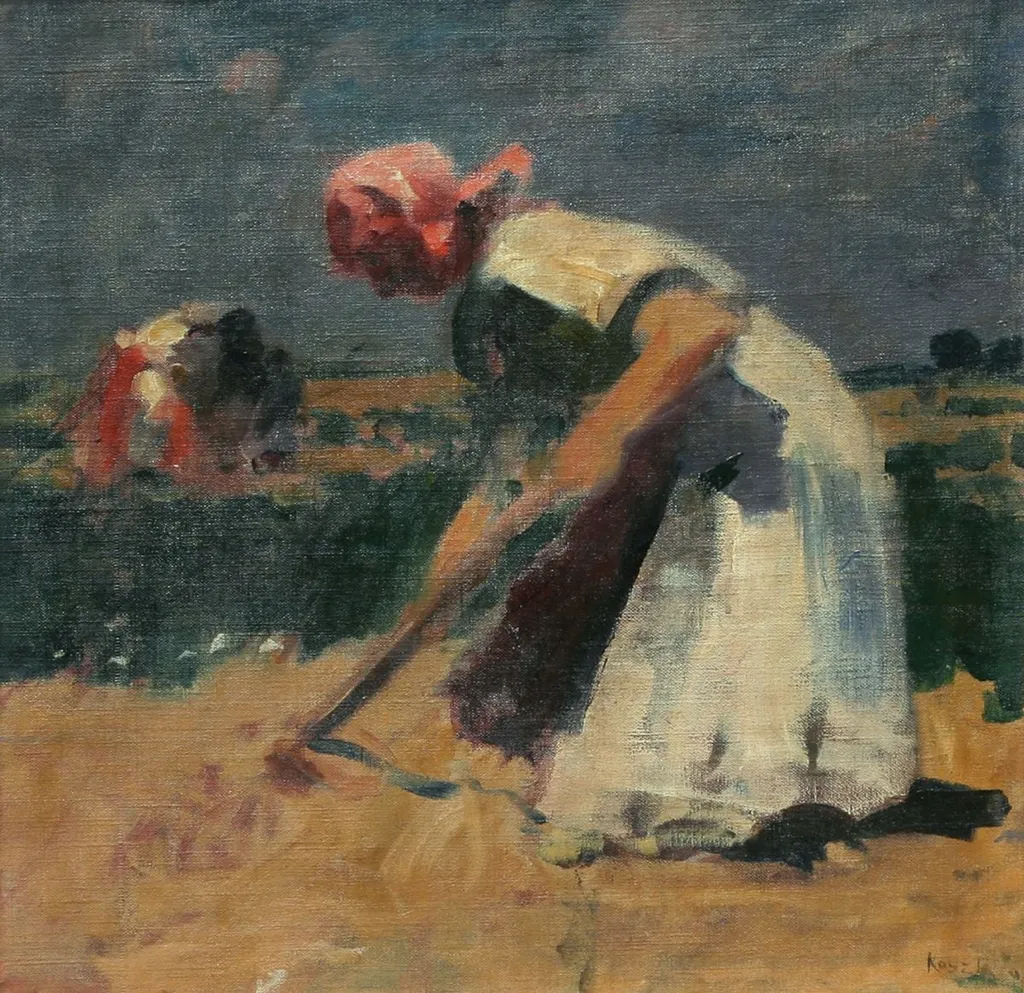 La prășit, by József Koszta, unspecified
