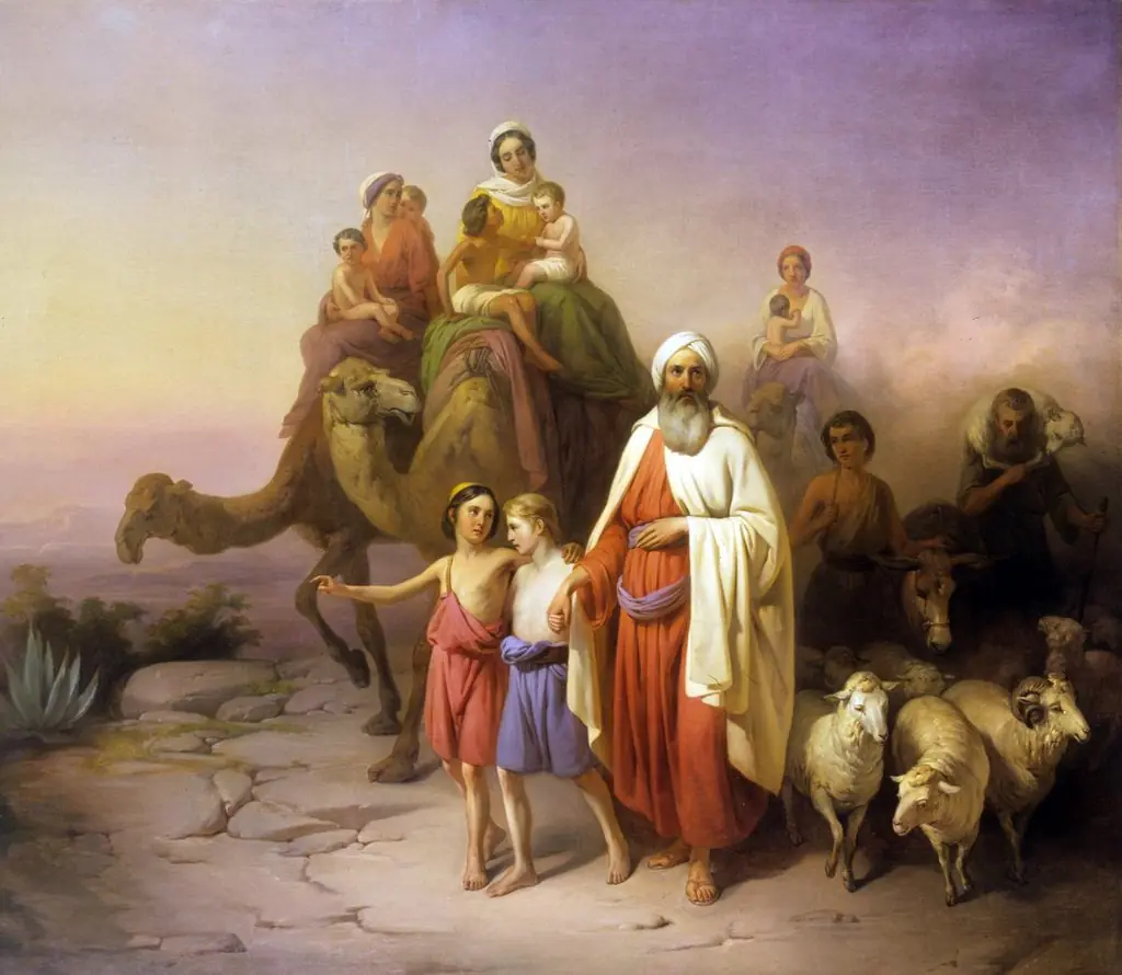 The Departure of Abraham, by József Molnár