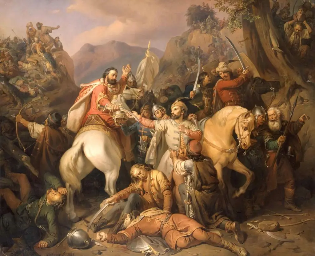 Warrior Dezső Sacrifices his Life for King Charles Robert