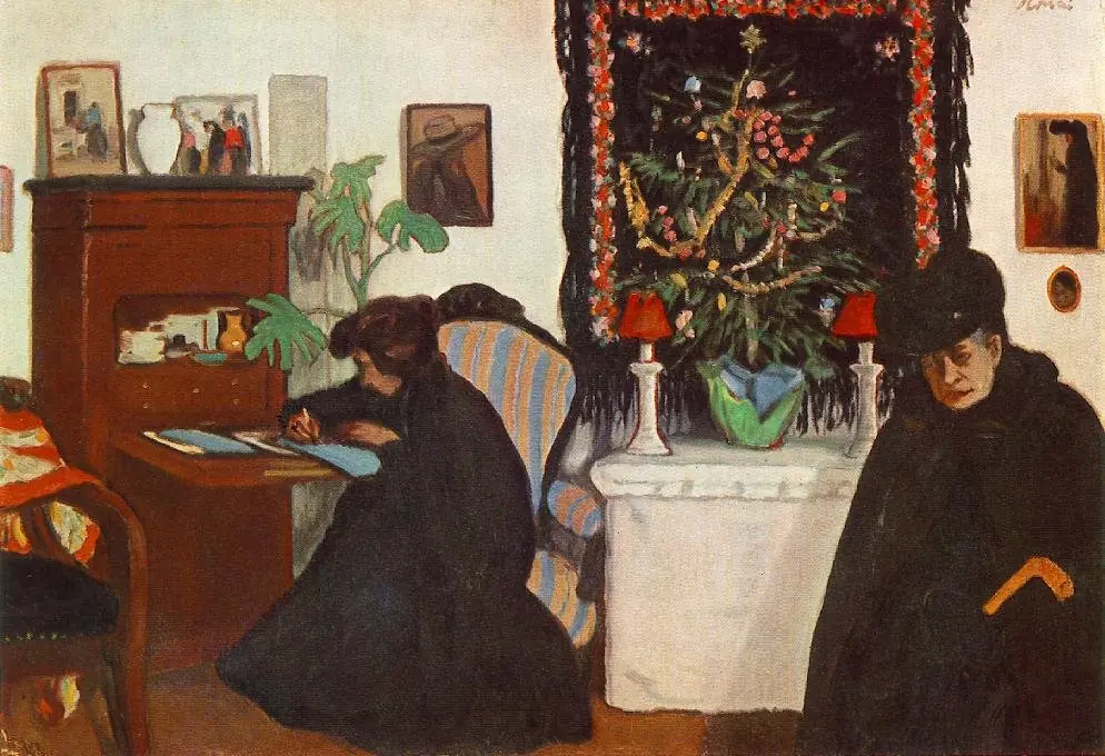Christmas, by József Rippl-Rónai