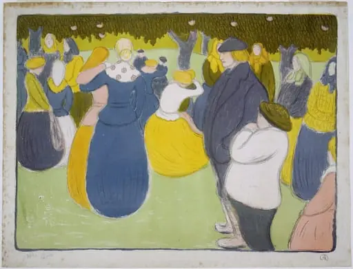 La fête de village (Village Festival), by József Rippl-Rónai