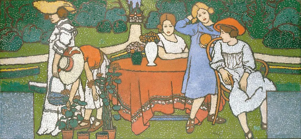 Panel-Picture for the Schiffer Villa, by József Rippl-Rónai