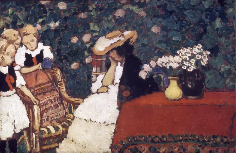 Woman with Three Girls, by József Rippl-Rónai