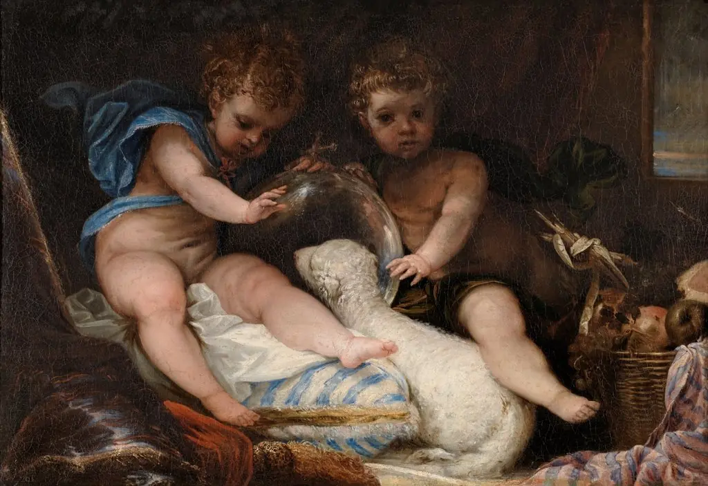 El Niño Jesús y San Juan, by Juan Antonio de Frías y Escalante