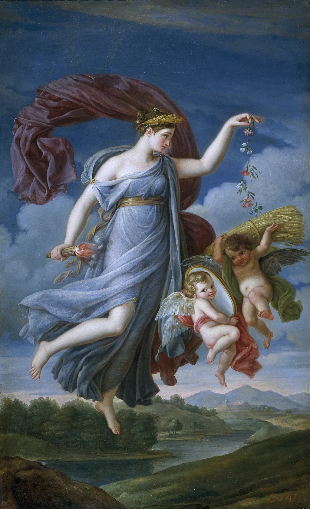 Allegory of Summer, by Juan Antonio de Ribera, oil, 1819