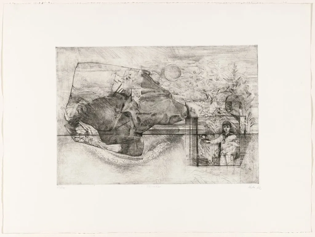 Untitled, by Juan Antonio Roda, ink, 1972