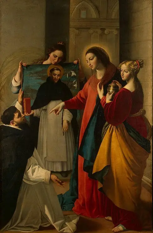 Appearance of the Virgin to a Monk of Dominican Order in Soriano, by Juan Bautista Maíno