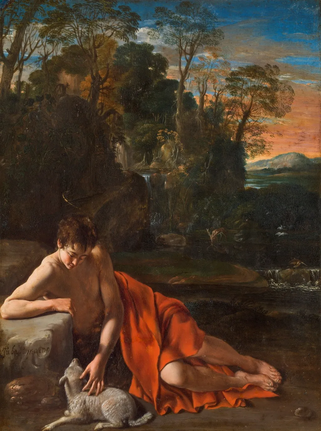 Saint John the Baptist, by Juan Bautista Maíno, oil, 1597