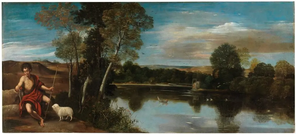 Saint John the Baptist in a Landscape, by Juan Bautista Maíno