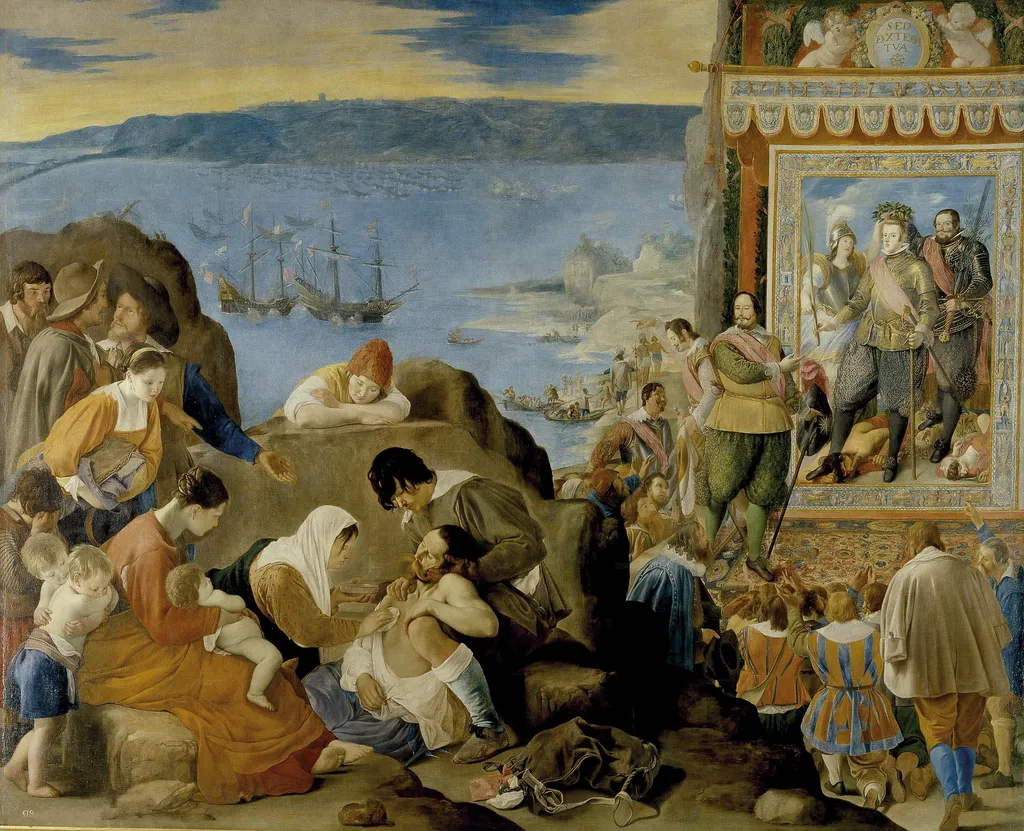 The Recovery of Bahía de Todos los Santos, by Juan Bautista Maíno, oil, 1634