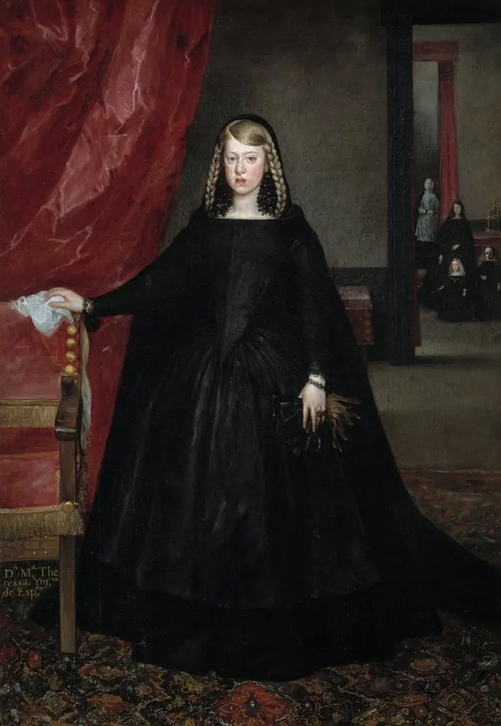 Empress Doña Margarita de Austria in Mourning Dress, by Juan Bautista Martínez del Mazo