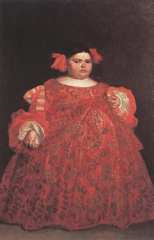 Eugenia Martinez Valleji, called La Monstrua, by Juan Carreño de Miranda
