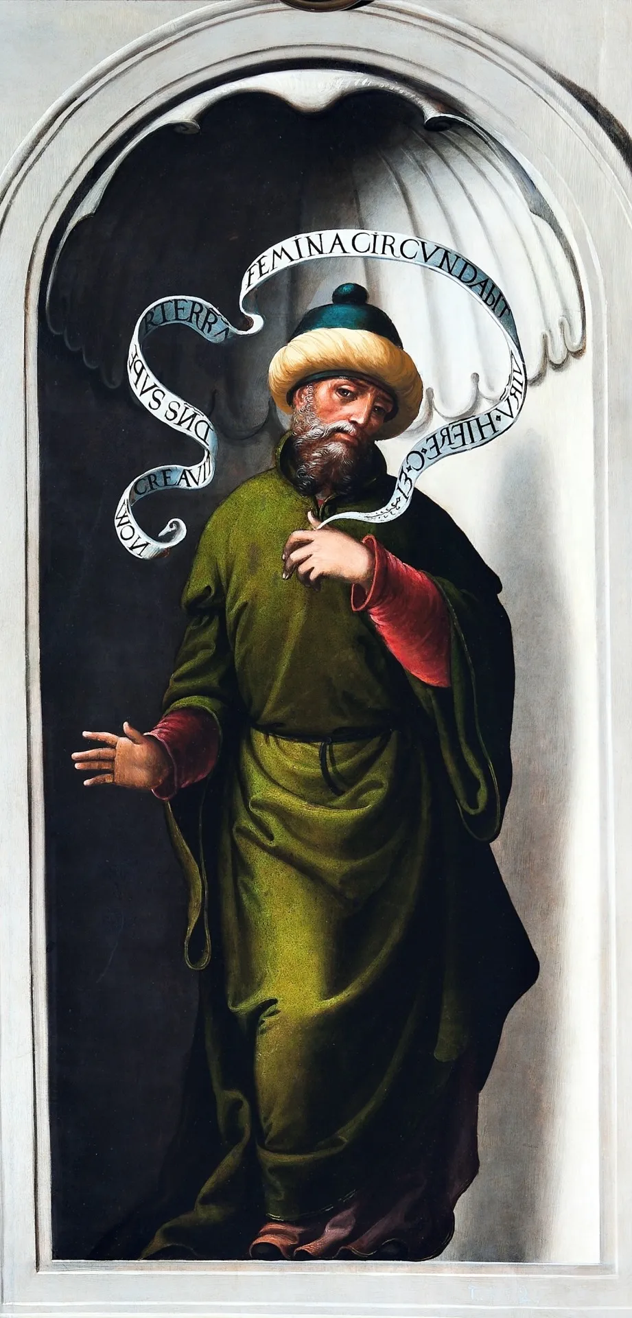 El profeta Jeremías, by Juan Correa de Vivar, oil, 1533