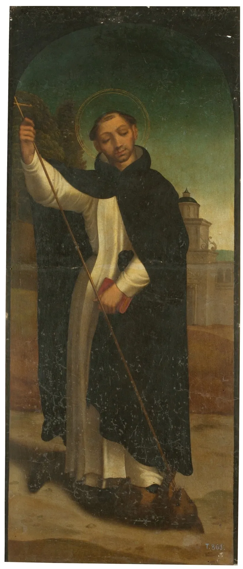 Saint Dominic of Guzmán, by Juan Correa de Vivar, oil
