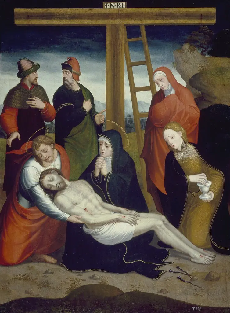 The Lamentation over the Dead Christ, by Juan Correa de Vivar