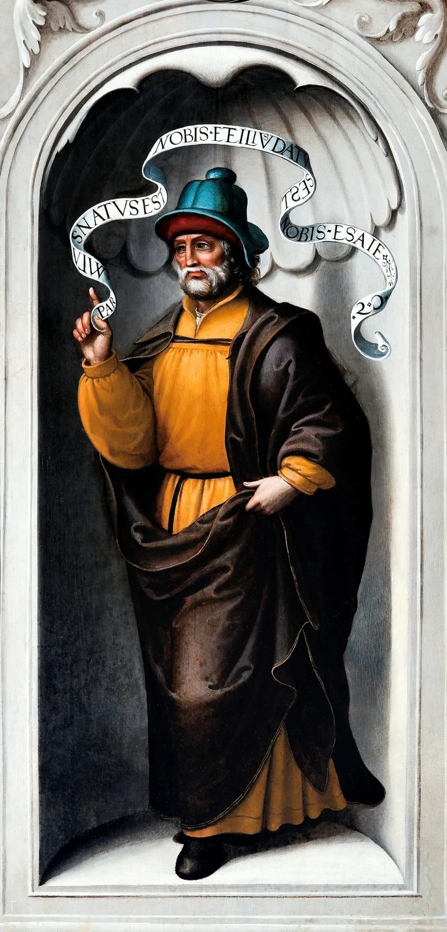 The Prophet Isaíah, by Juan Correa de Vivar, oil, 1533