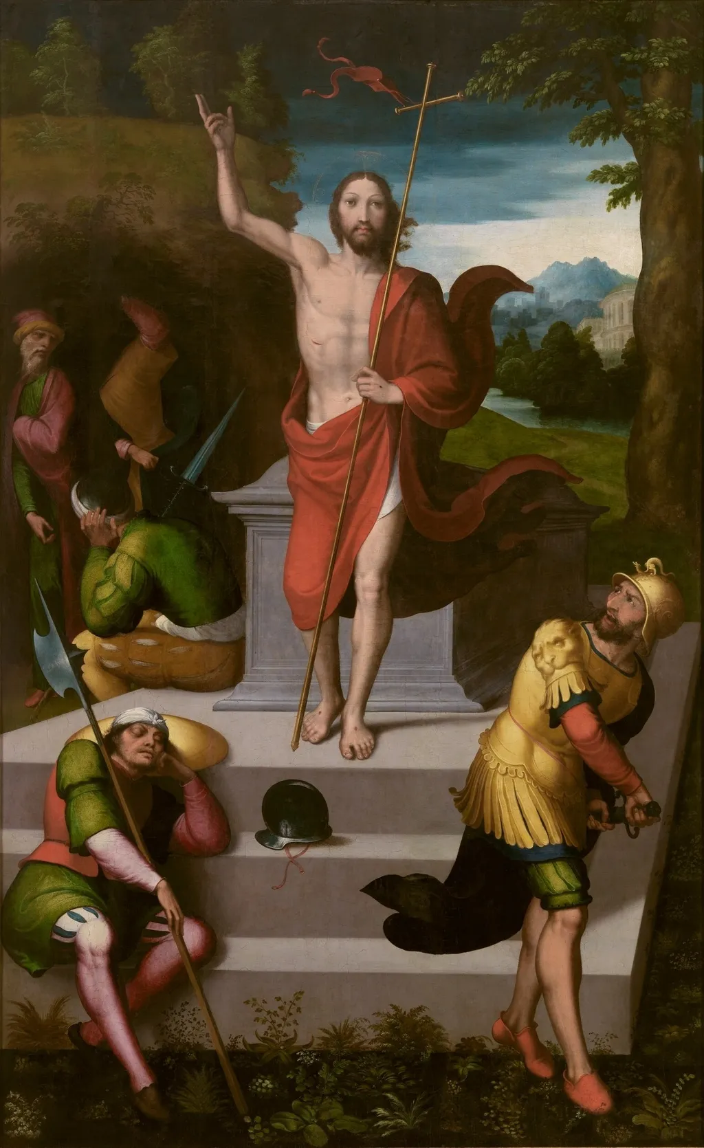 The Resurrection of Christ, by Juan Correa de Vivar, tempera, 1534