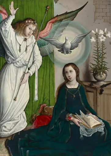The Annunciation, by Juan de Flandes