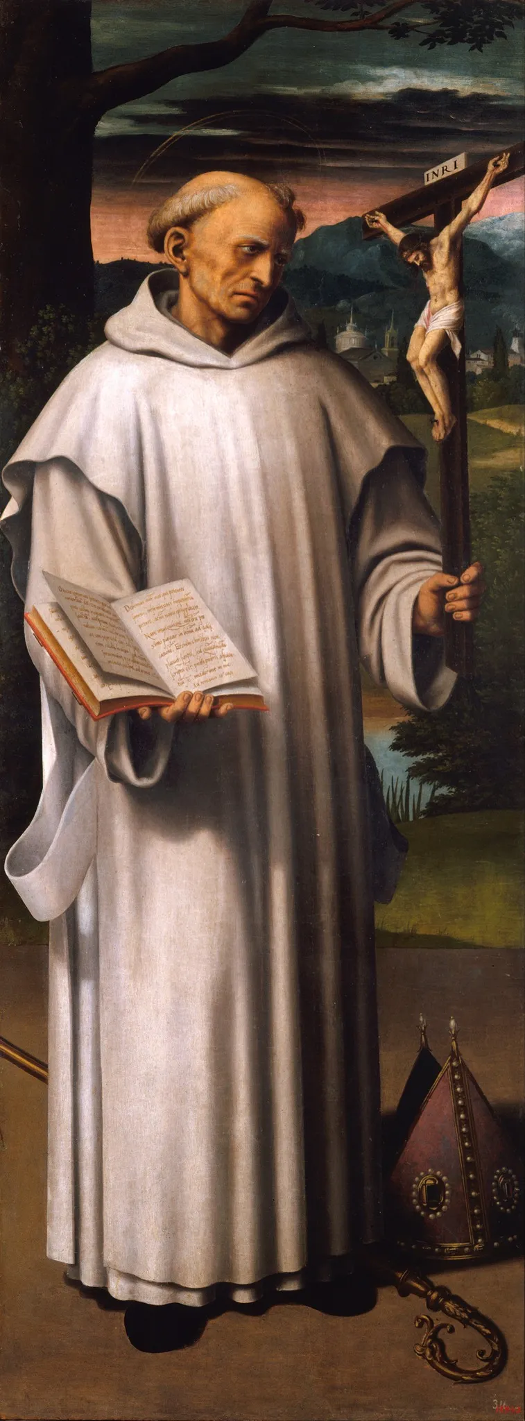 Saint Bruno, by Juan de Juanes, oil, 1540