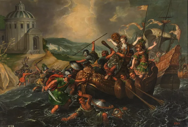 The Rape of Helen by Juan de la Corte